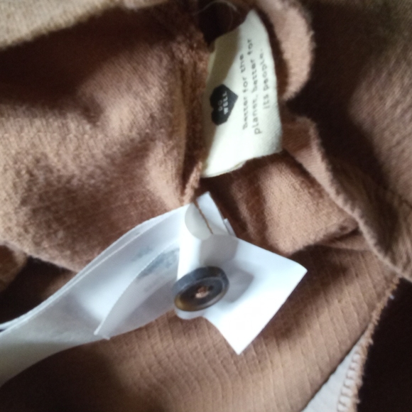 Madewell Rust Brown Buttoned Blouse Size S - Picture 8 of 9